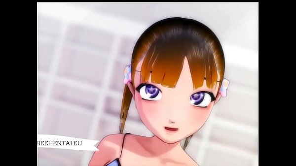 3d卡通*可愛女孩與透明人