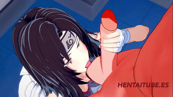 3d卡通*火影忍者口交和打手槍，他在她嘴裡射精